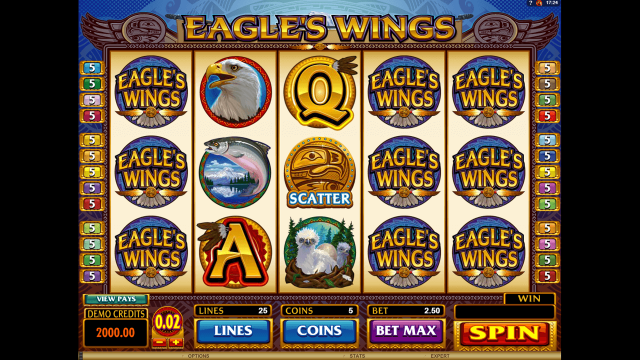 Бонусная игра Eagle's Wings 1