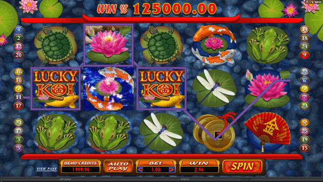 Бонусная игра Lucky Koi 7