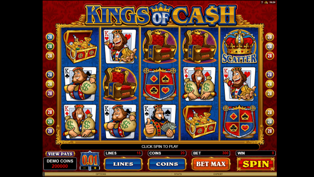 Бонусная игра Kings Of Cash 1