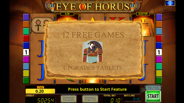 Бонусная игра Eye Of Horus 8
