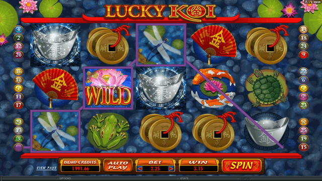 Характеристики слота Lucky Koi 9